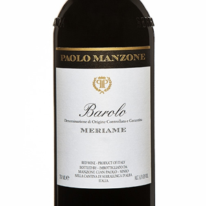 Free Shipping| 92 Point Paolo Manzone Barolo Meriame 2010 On Sale