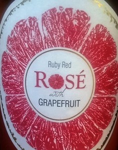 Ruby Red Rose Wine - Grapefruit Flavored Wine of France